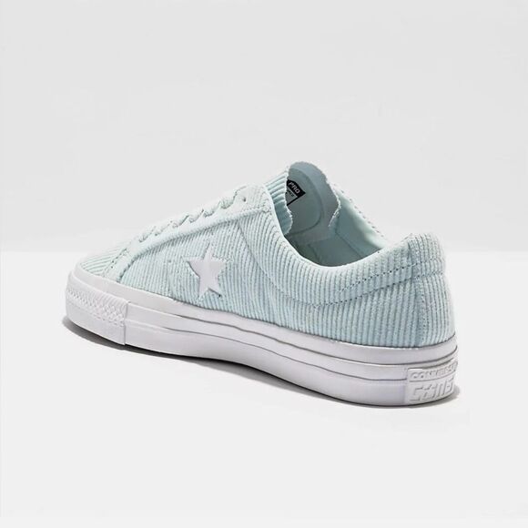 🔥Converse Light Blue Corduroy Sneakers Converse CTAS Pro Mid Shoes Sz 10 New - Picture 9 of 11